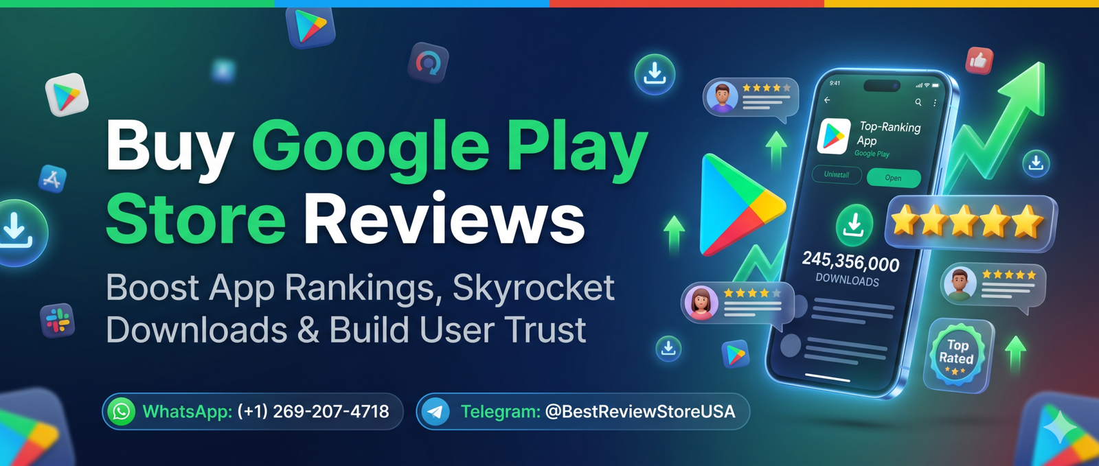 Buy Google Play-Store Review: The Ultimate Service to Dominate App Rankings and Skyrocket Your Downloads