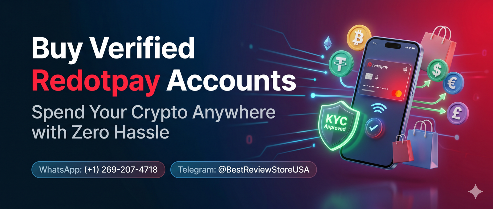 Buy Verified Redotpay Accounts: Unlock Global Crypto Spending and Borderless Financial Freedom